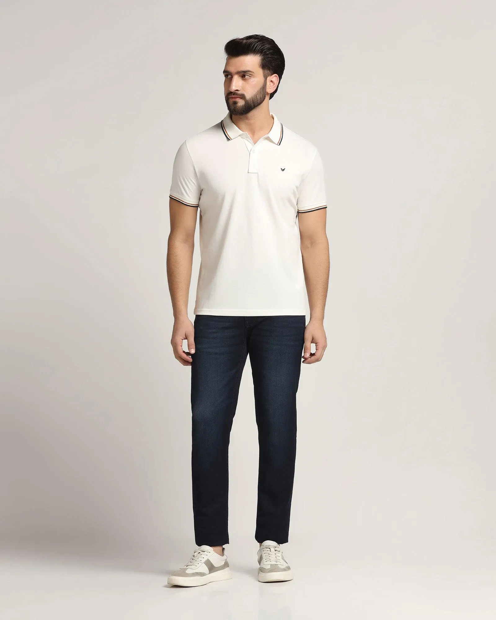 Slim Comfort Buff Fit Indigo Blue Jeans - Arlo