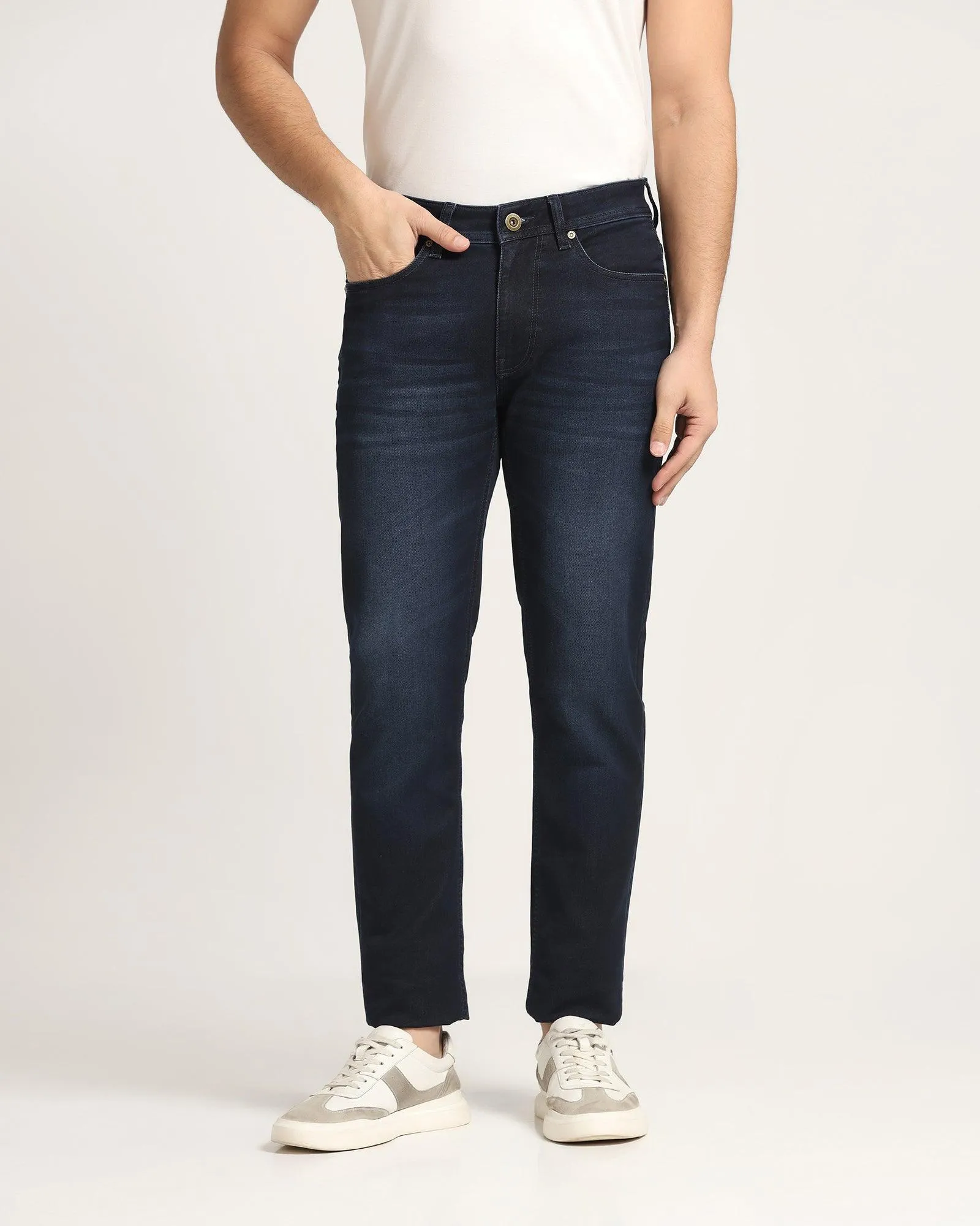 Slim Comfort Buff Fit Indigo Blue Jeans - Arlo