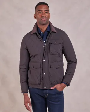 The Reese - Nylon   Corduroy Heritage Jacket - Teak