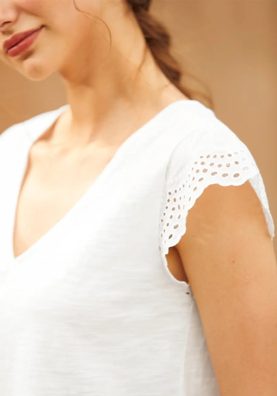 Timeless Eyelet Tee