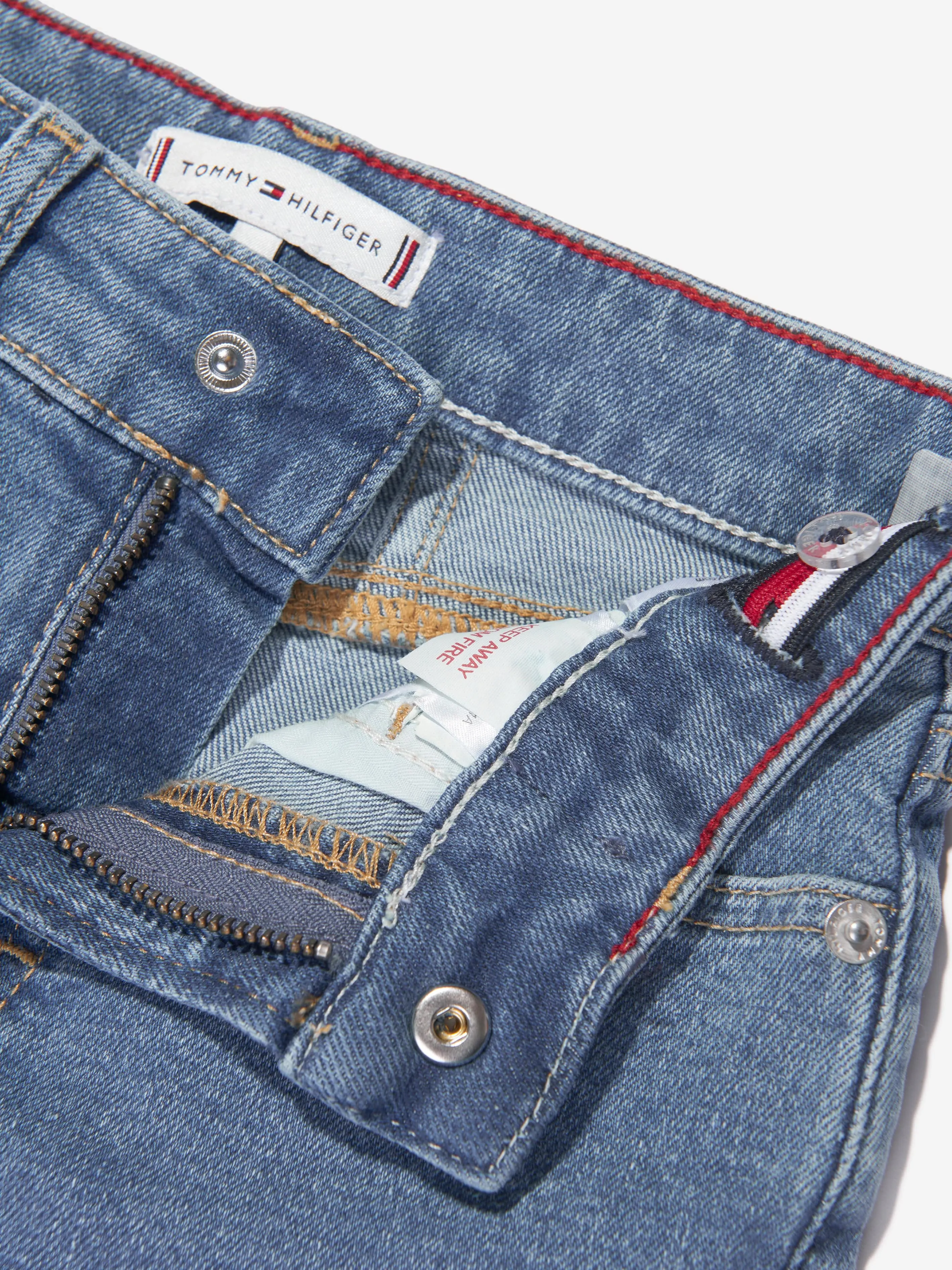 Tommy Hilfiger Girls Tapered Jeans in Blue