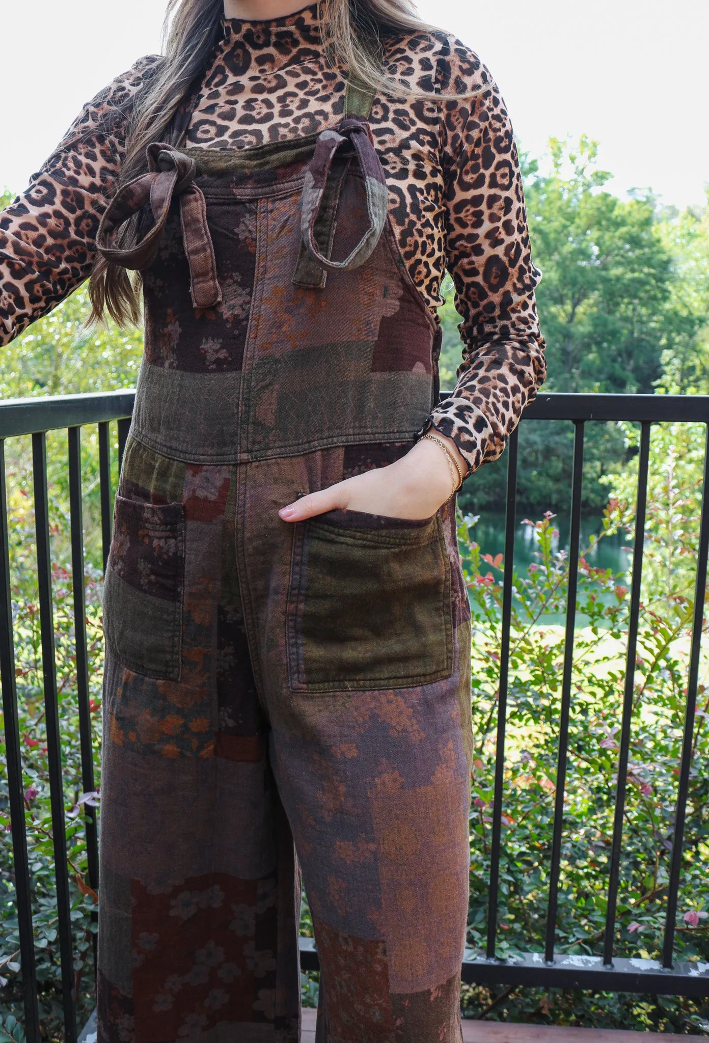 Too Much To Handle Espresso Overalls