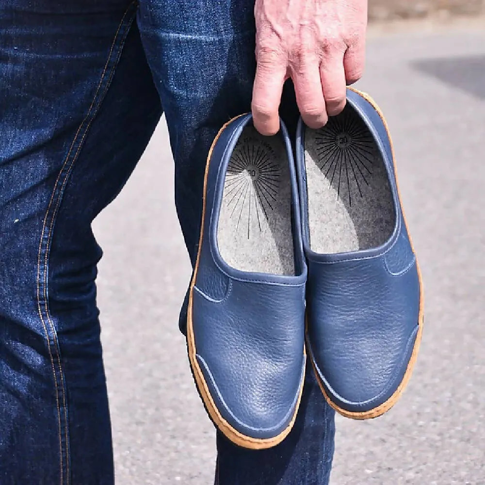 Vermont House Shoes: Loafer - Cobalt