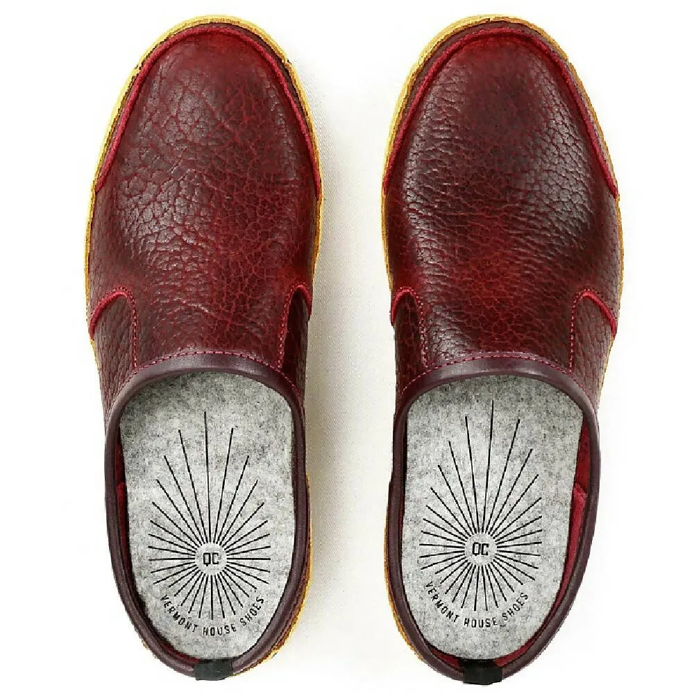 Vermont House Shoes: Mule - Chili