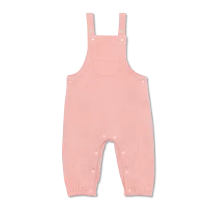 Waffle Overalls - Dusty Rose