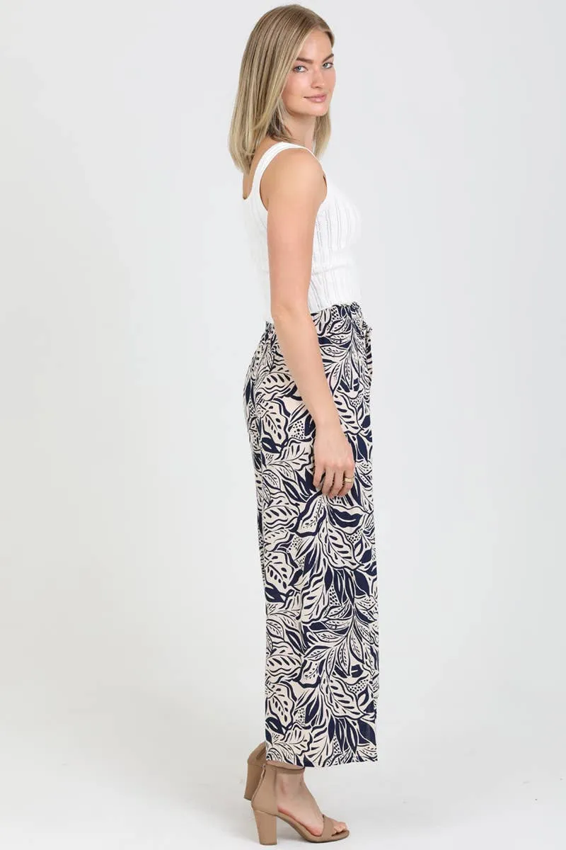 Wide Leg Pants w/ Front Slits