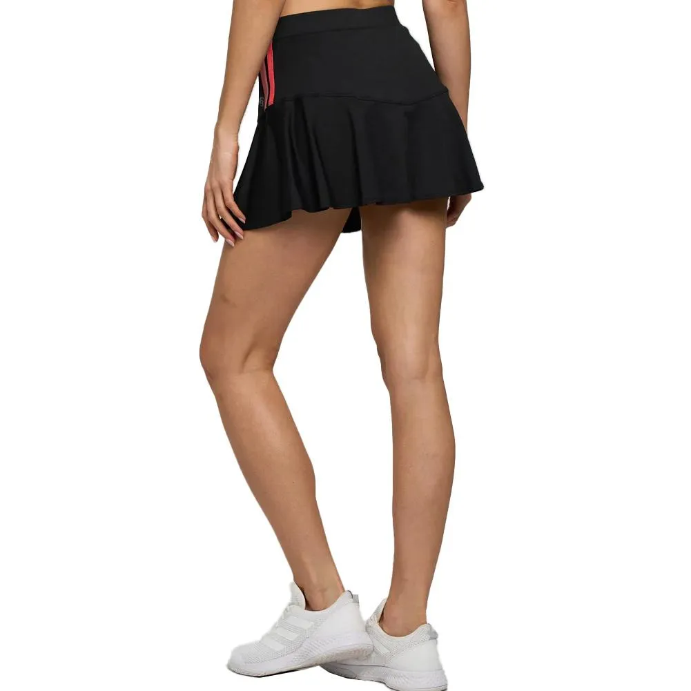 Women`s Elite Dash 13 Inch Tennis Skort Black and Multi