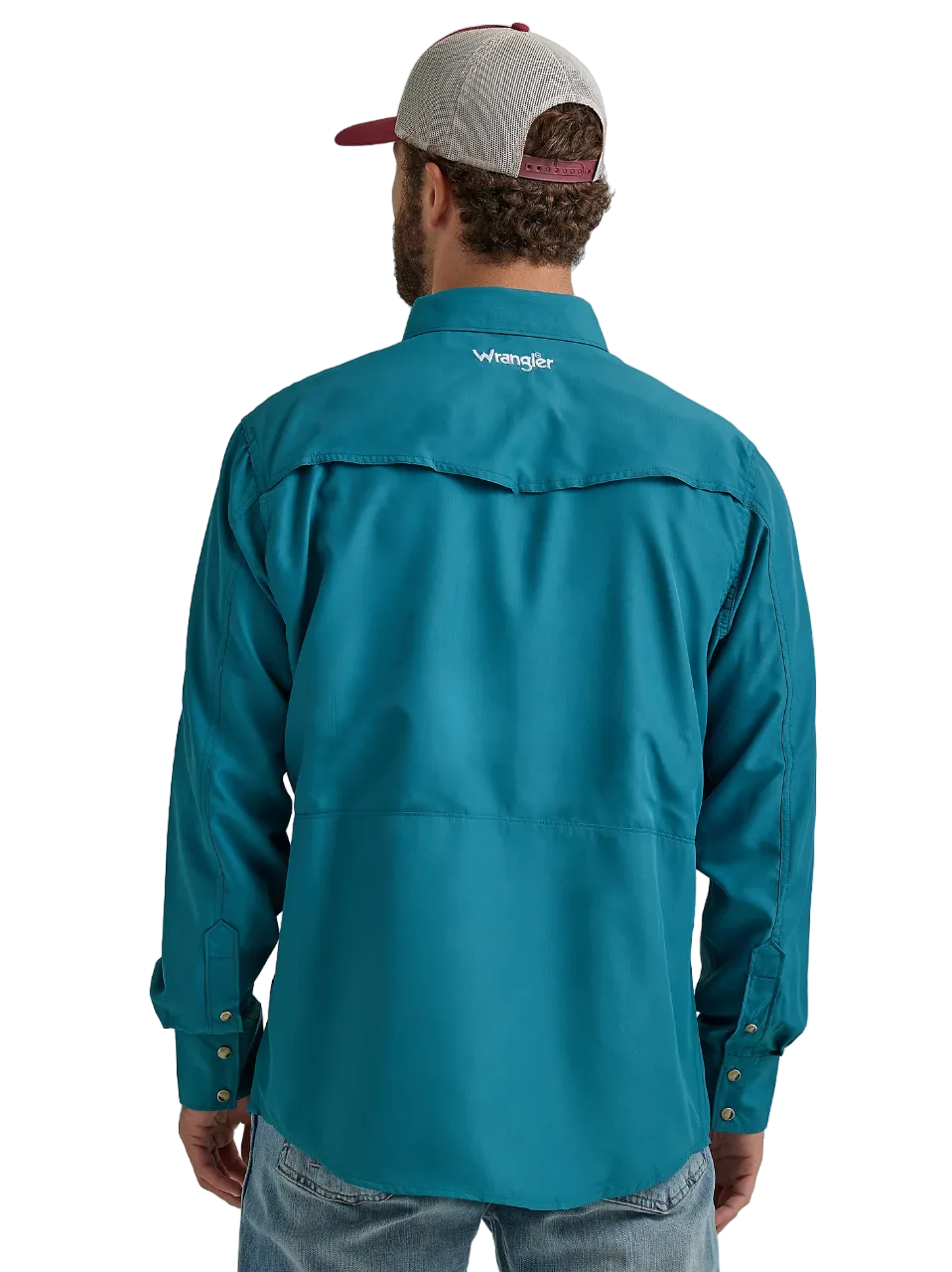 Wrangler Men's Performance Deep Teal Shirt